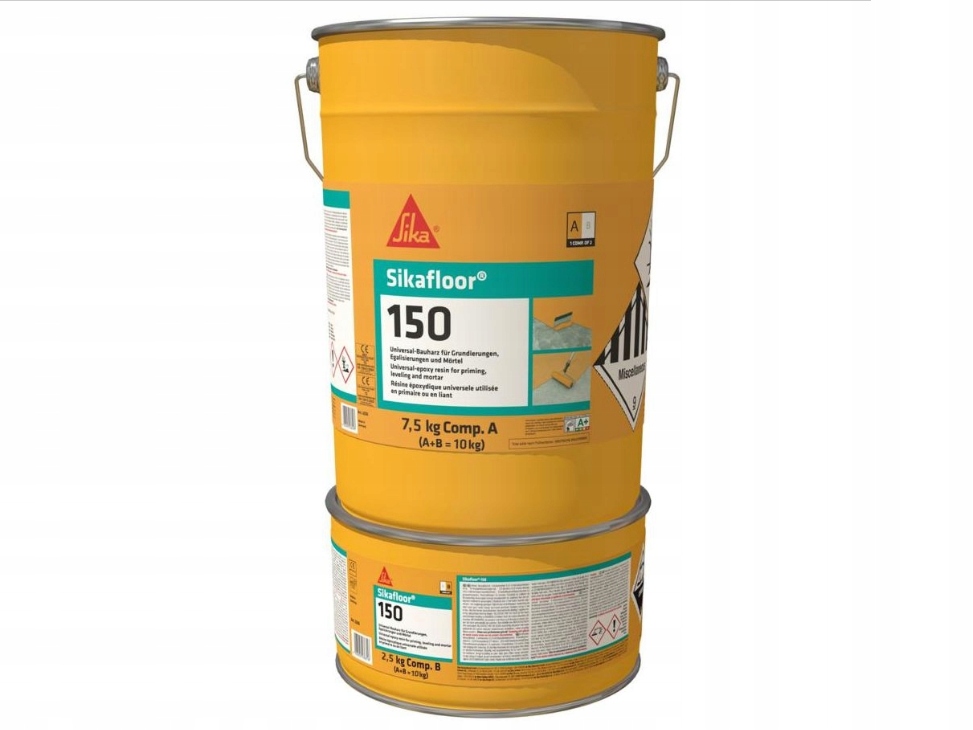 10kg Grunt Żywiczny na Płytki gres Sikaflor 150 Przed Żywicą gumą Sika 400N