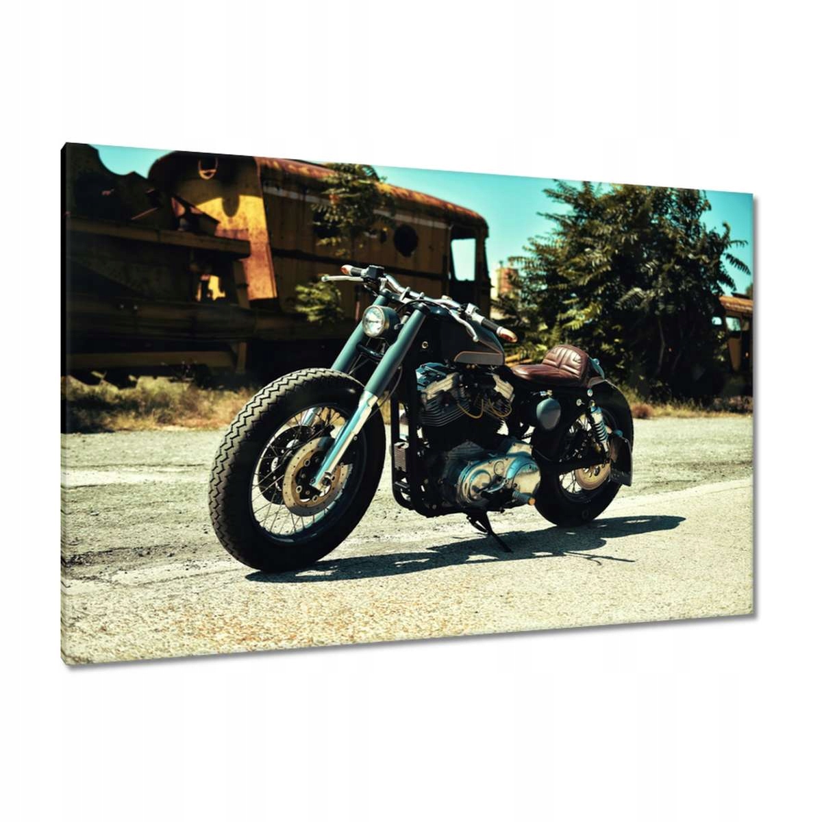 Obrazy 120x80 Klasický motocyklový motor