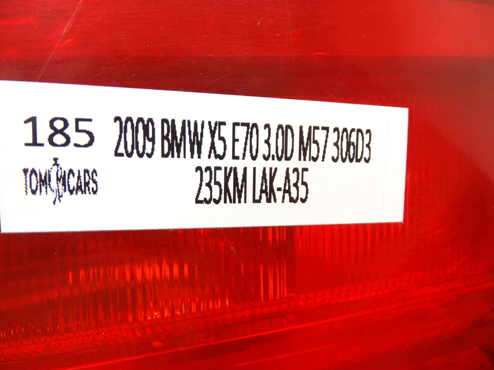 light left left rear part BMW X5 E70