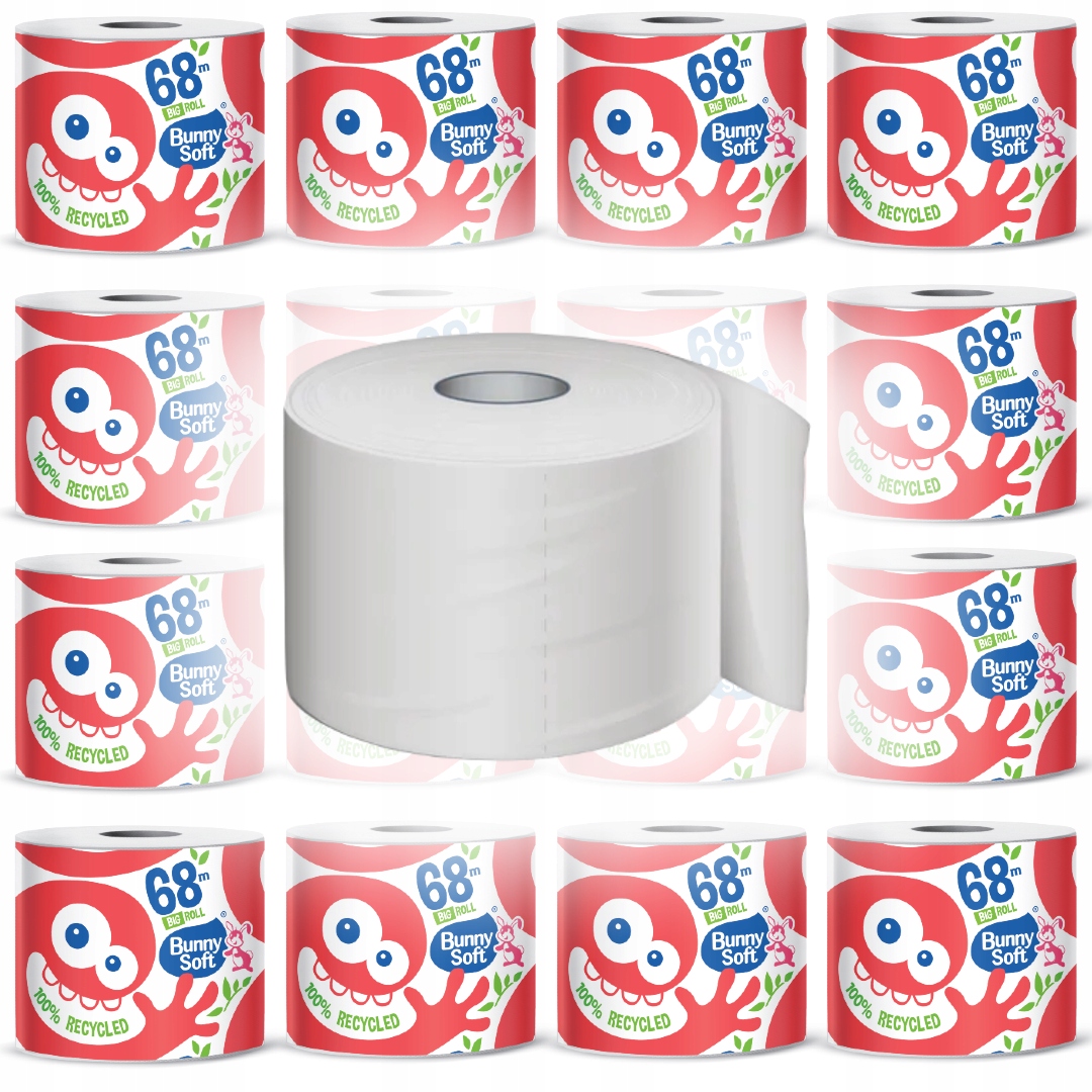

Papier Toaletowy Eko Biel Makulatura 68m 16 rolek
