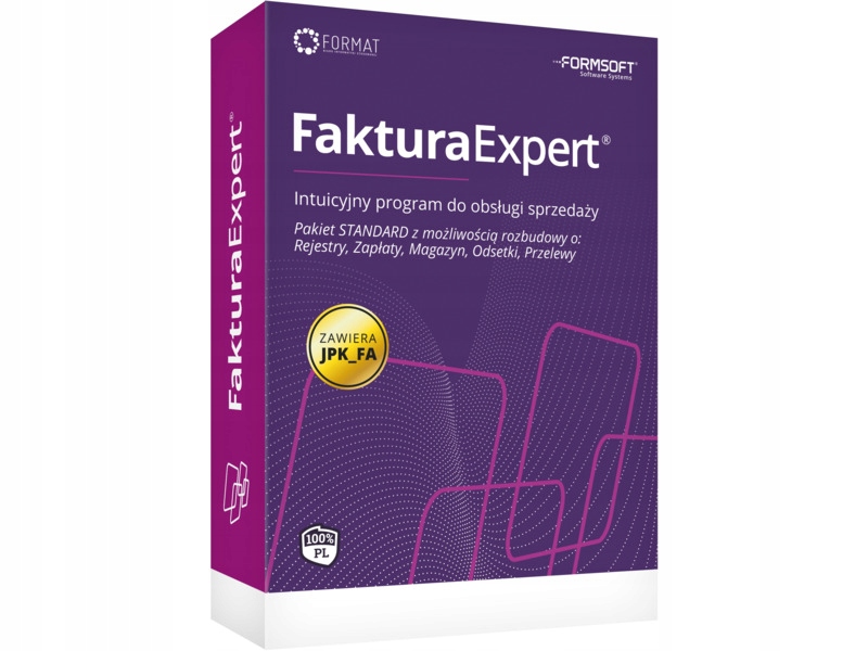 Formsoft JPK Expert Standard 1 PC / licencja wieczysta BOX