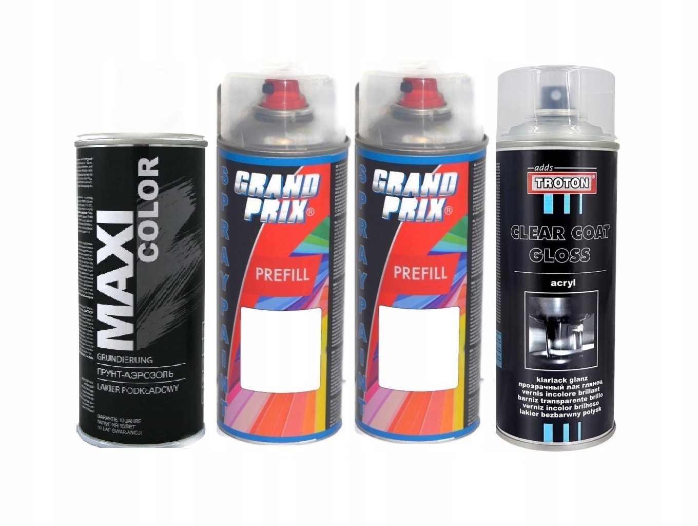 HYUNDAI PW6 БЕЛЫЙ КРИСТАЛЛ СПРЕЙ НАБОР 1550МЛ