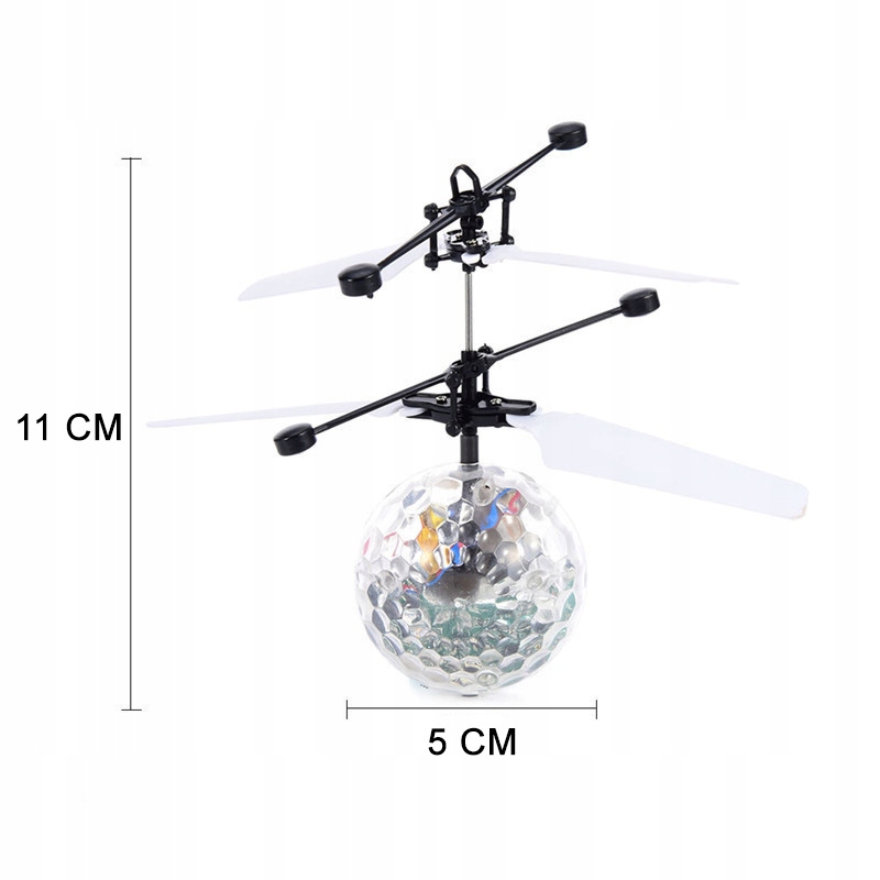 Светящийся шар дискотека летающий ручной контроль вес продукта с единичной упаковкой 0,13 кг