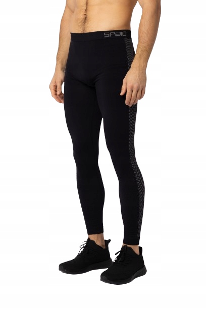 Spaio Unisex termoaktivní legíny Fierce vel. L černo šedé