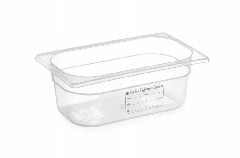 

Pojemnik Gn 1/4 Haccp wys. 65 mm kod 880388