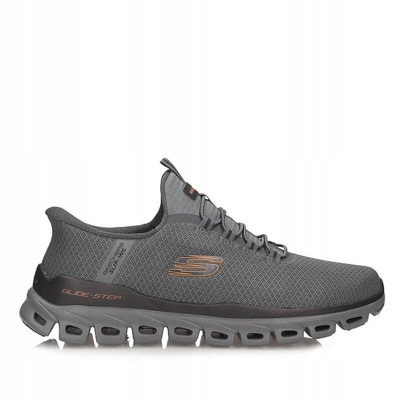 Pánské tenisky Skechers 233010 Ccor Glide-step-noxus Slip-ins šedé