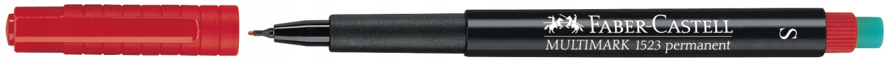 FABER-CASTELL Foliopis marker S Multimark CZERWONY Marka Faber-Castell