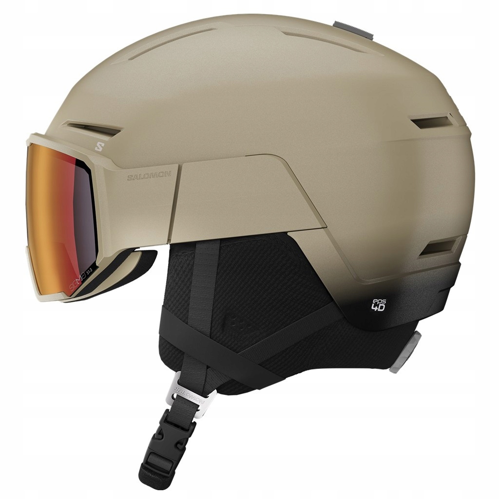 Lyžařská přilba Salomon Osmo Pro Sigma Photo Hnědá, velikost M (56-59 cm)