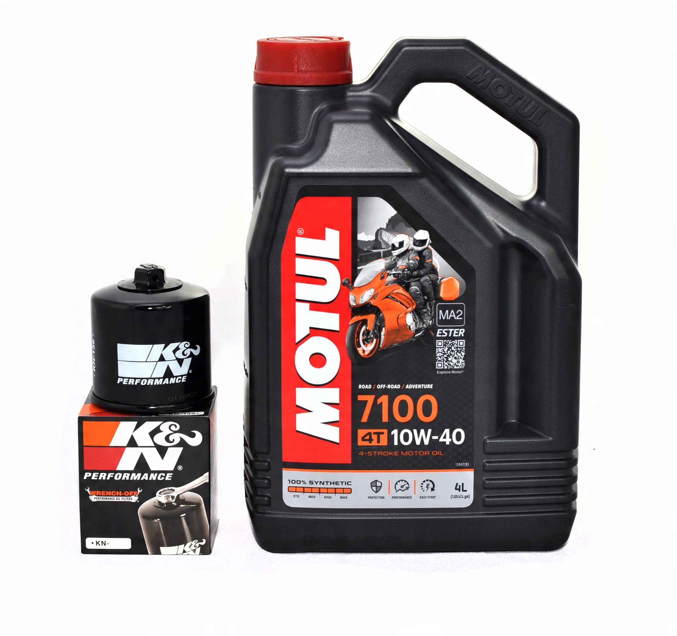 

Olej silnikowy Motul 7100 10W40 4L +filtr oleju Kn