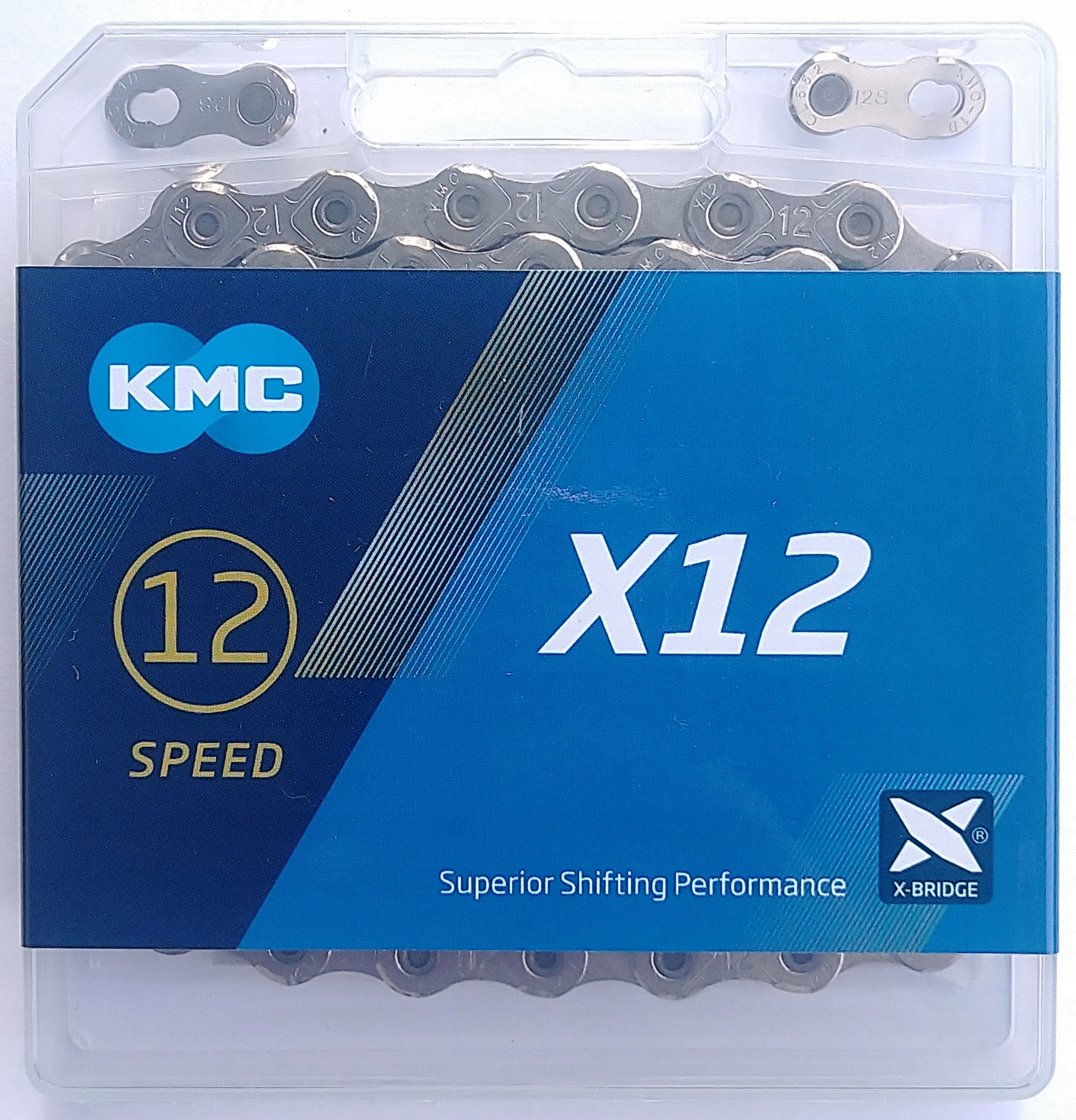 Řetěz na kolo Kmc X12 Silver 126 l box