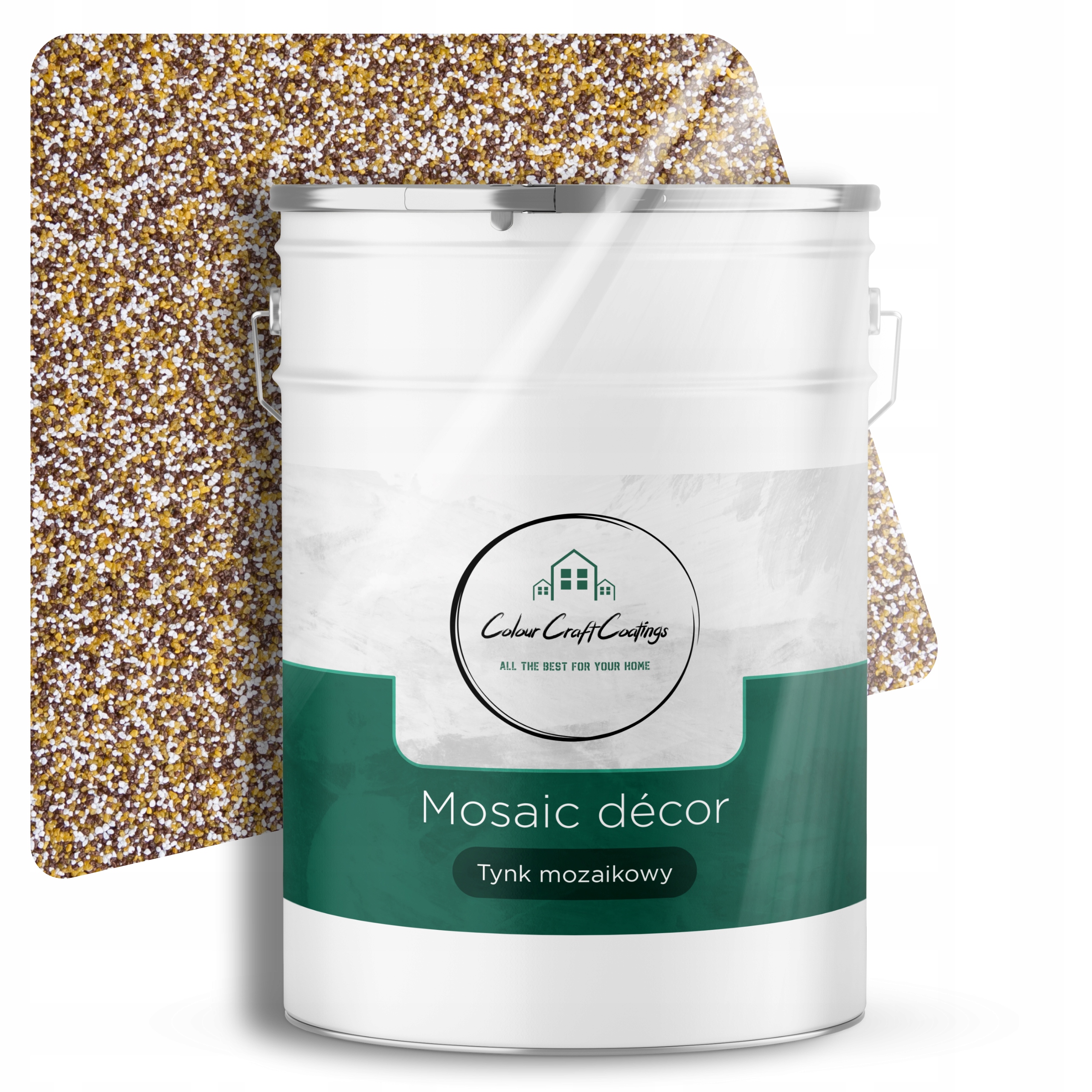 Mozaiková Omietka Mozaika Dekoračná Bronzovo-muštanová M62 25Kg