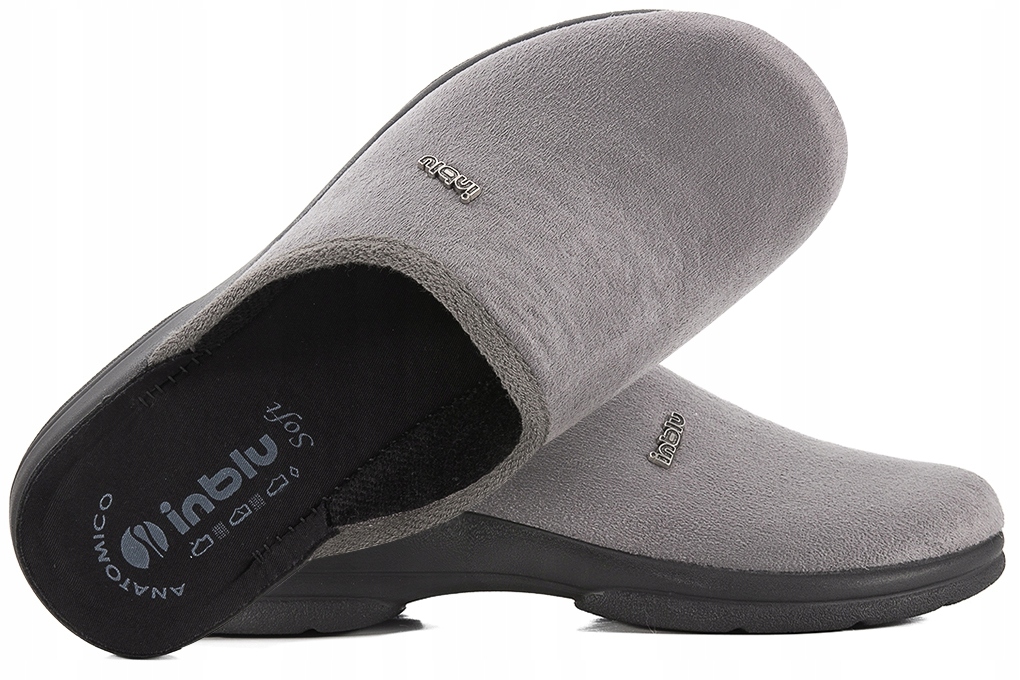 

Inblu PO-75 Domowe Męskie Kapcie Papcie Klapki Pu