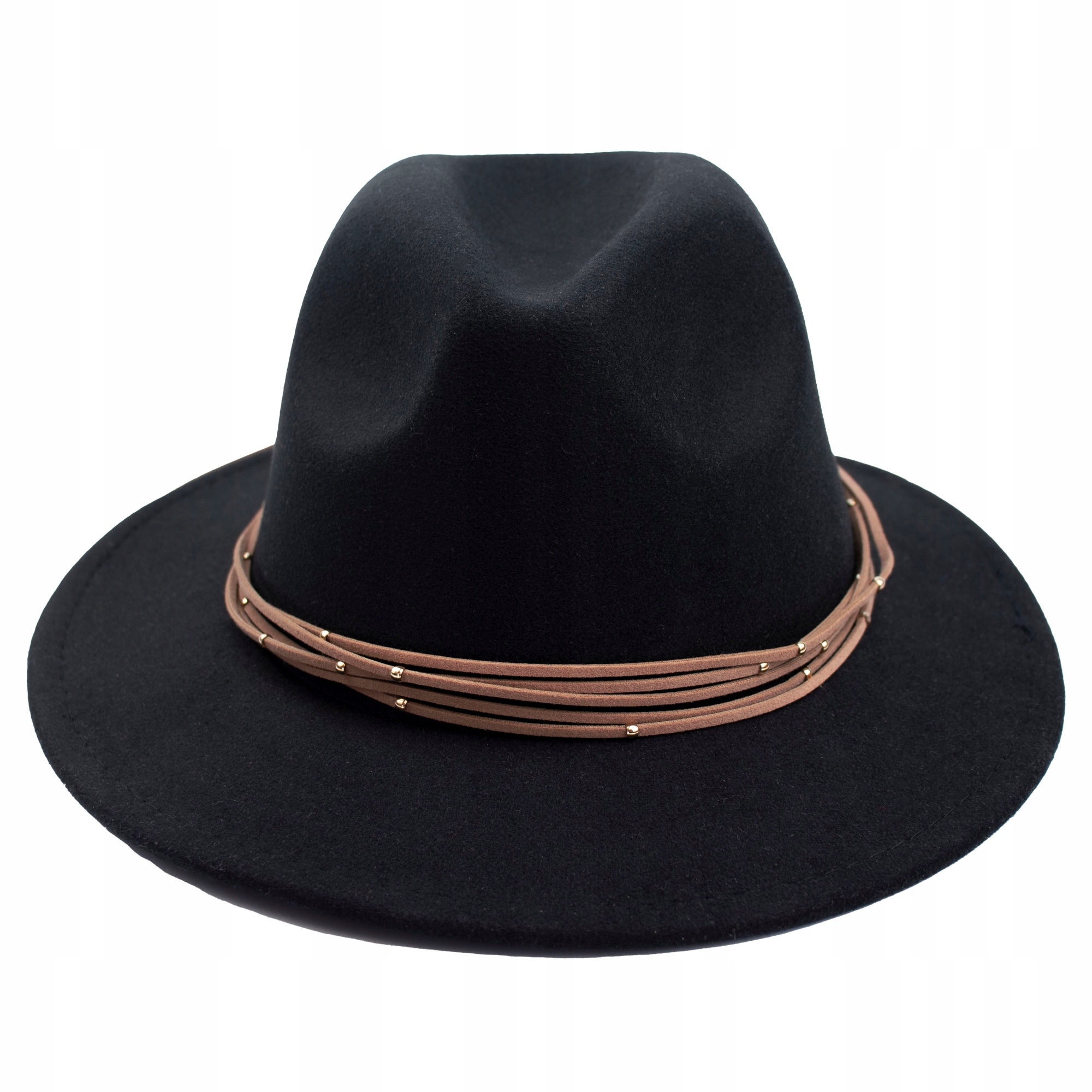 KAPELUSZ damski filcowy elegancki FILC boho PANAMA Model 38102