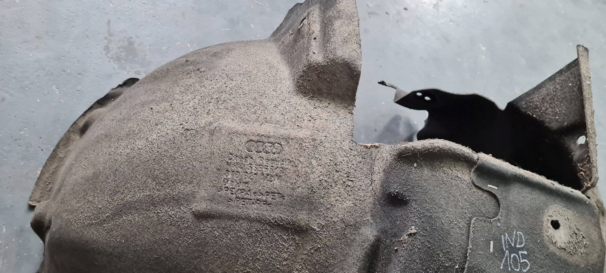 A5 8T S5 LIFT mudguard right right front front 8T0821172M