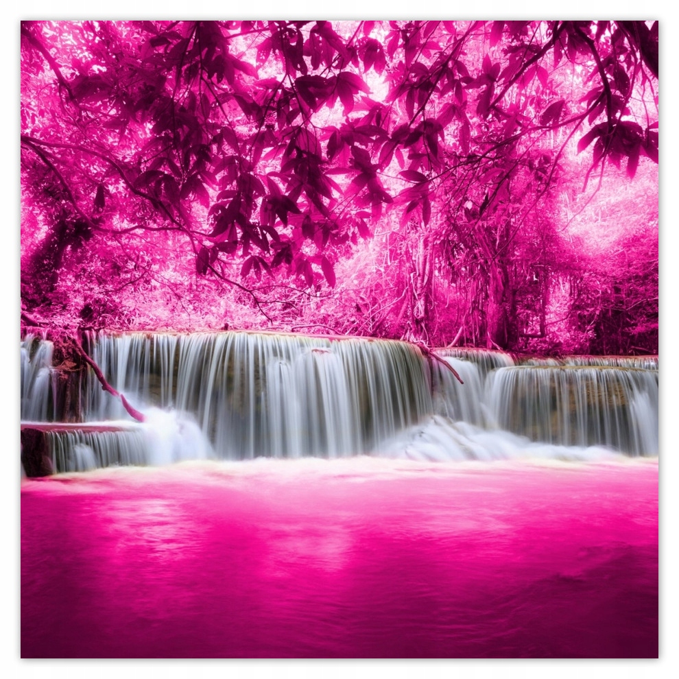 

Fototapety flizelina 208x208 Różowy wodospad