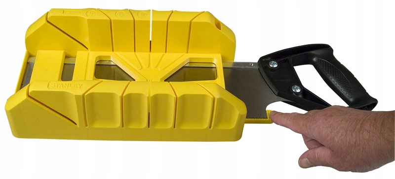 STANLEY Przyrżnia skrzynka uciosowa + Piła ręczna Długość ostrza 305 mm