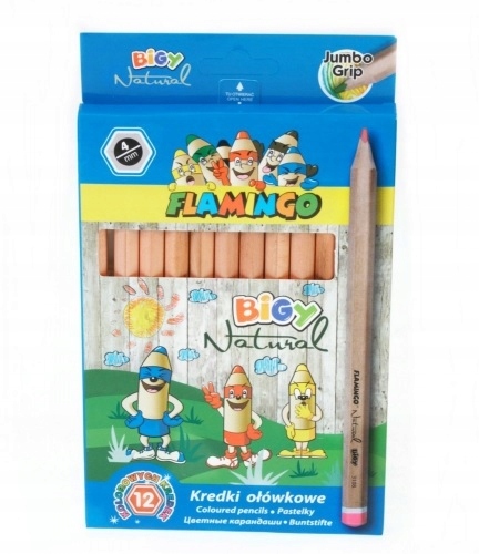 KREDKI 12KOL.JUMBO NATURAL