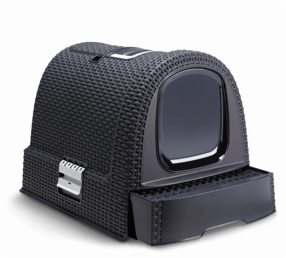 Levně Kočičí záchod Curver grafitový