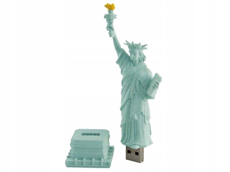 PENDRIVE USB SZYBKI FLASH DRIVE ULTRA PAMIĘĆ ZAWIESZKA STATUA WOLNOŚCI 16GB Model FIGURA STATUA WOLNOŚCI
