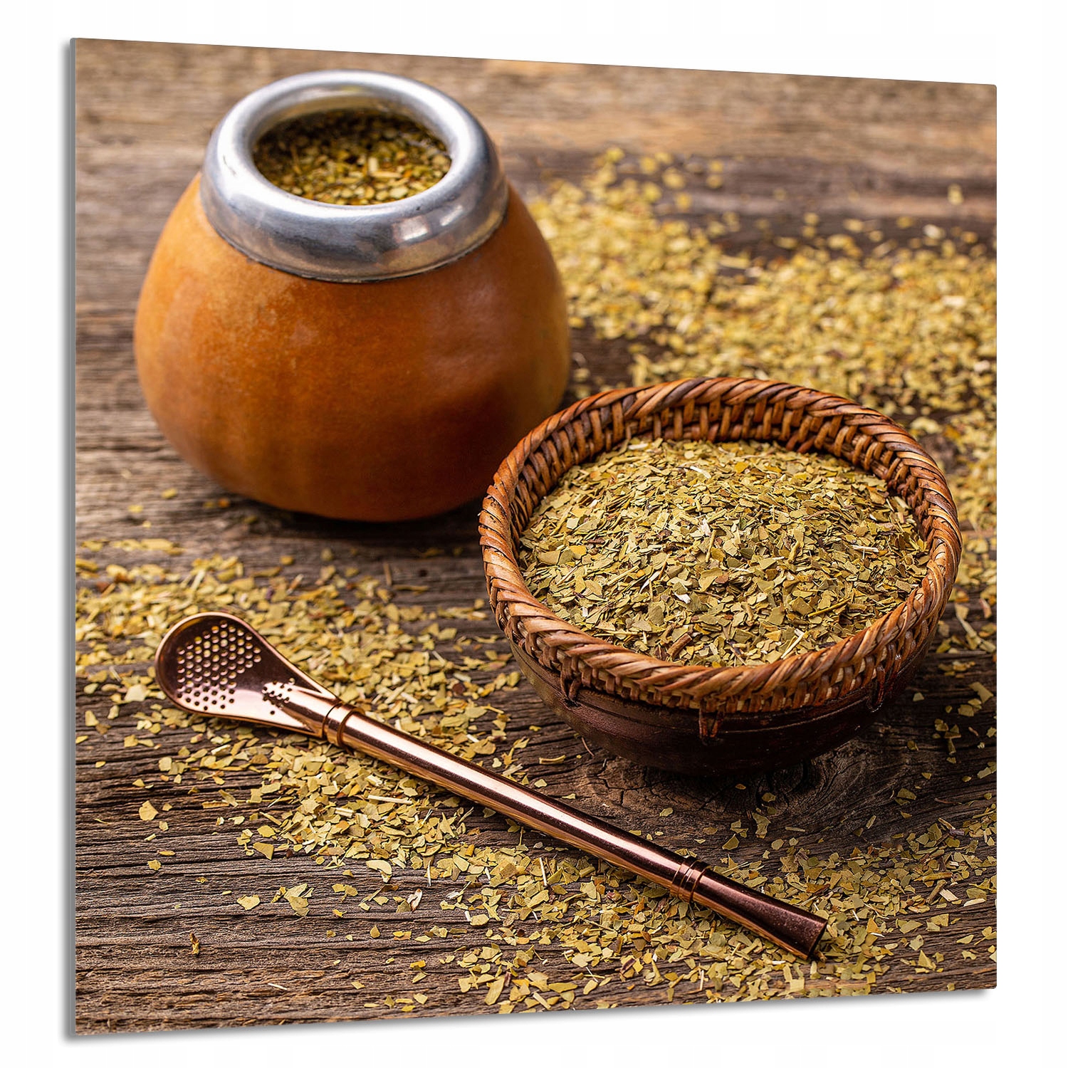 Skleněný Panel Do Kuchyně 60x65 Yerba Tvrzené Sklo