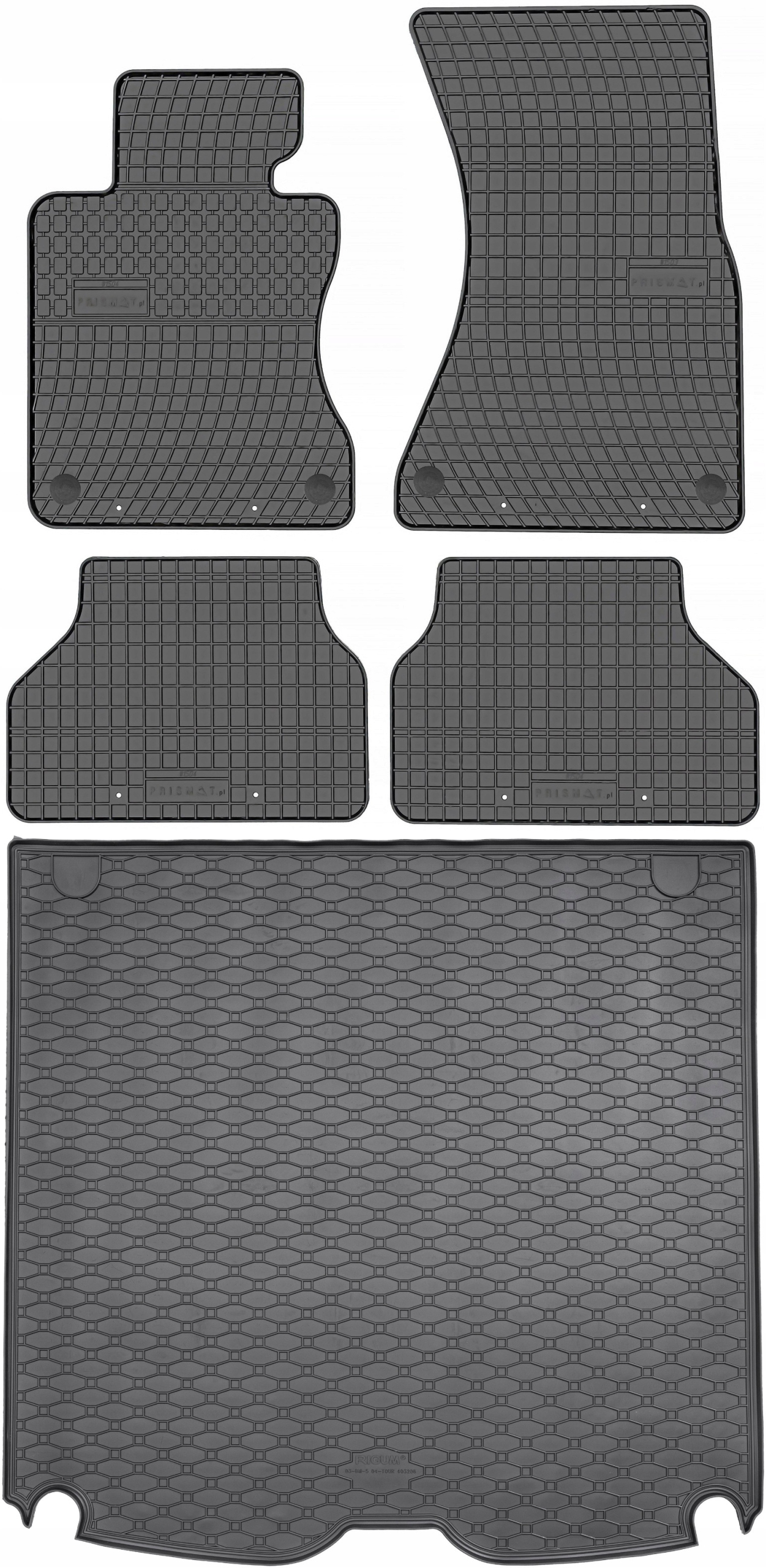Bmw 5 E61 Kombi 2004-2010 Sada Koberce batožinový priestor