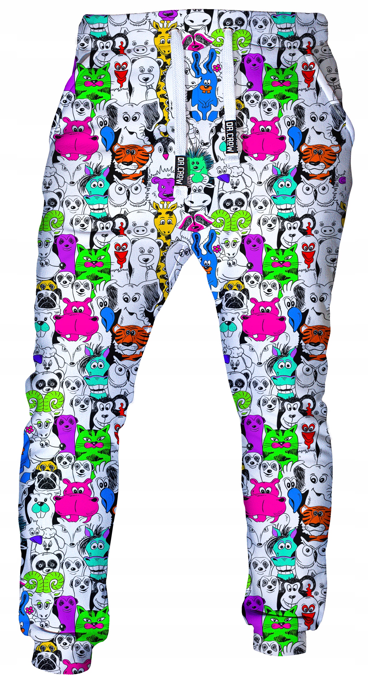 

D Spodnie Dresowe Fullprint Dr.crow Animals 2XL