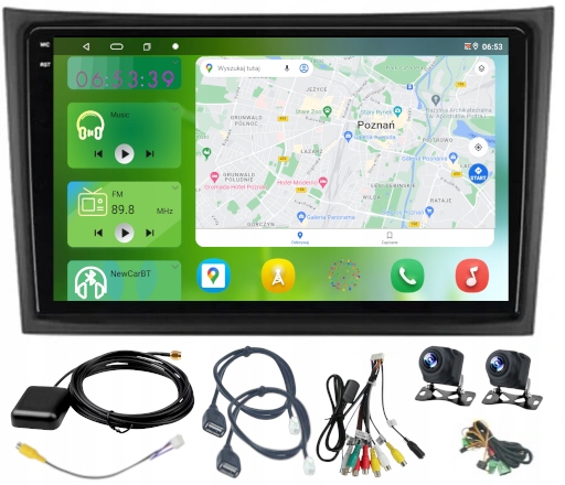 Android Rádio Navigácia Carplay Bt Volvo XC90 2003-2013 6GB Ram 128GB Rom Sim