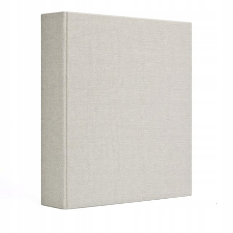 ALBUM ZDJĘCIA 10X15 WSUWANE 200 ZDJĘĆ SZARY line cream kremowy