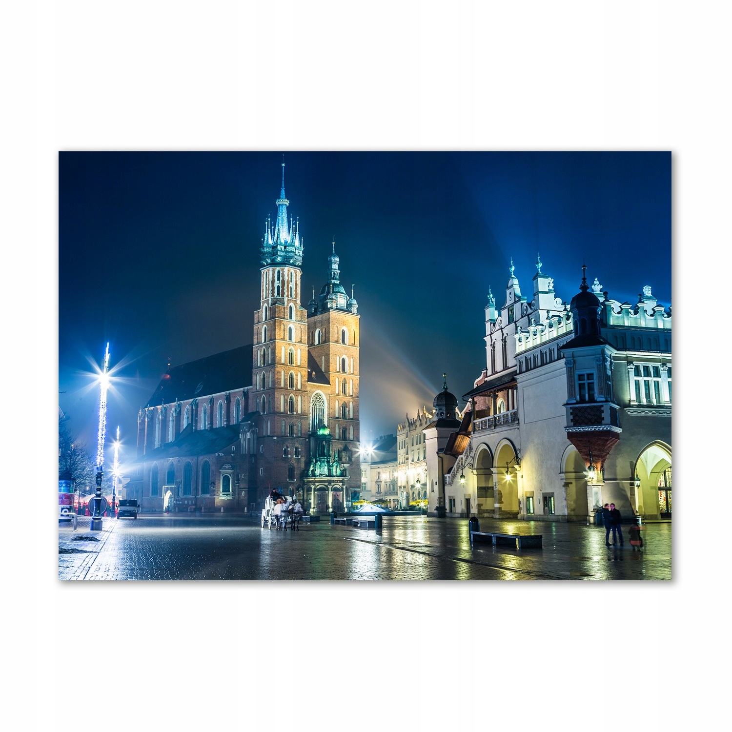 

Foto obraz szkło hartowane Kraków nocą 100x70