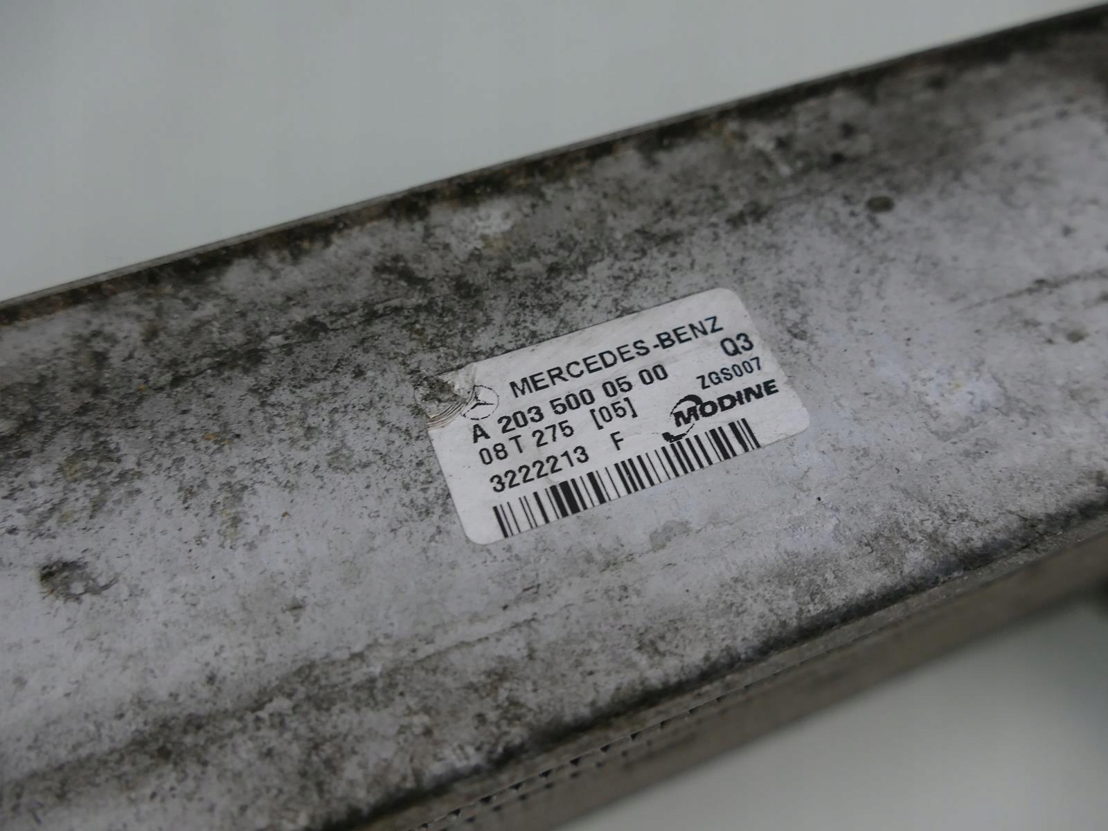 MERCEDES W209 A209 C209 3.0 CDI 2.2 CDI intercooler radiator