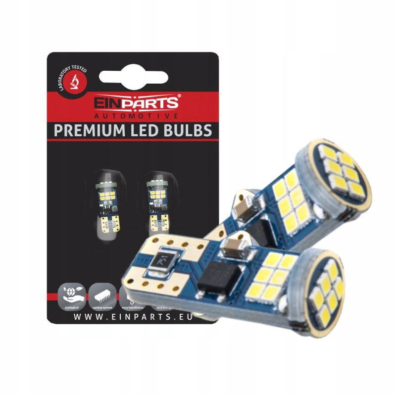 2x Żarówka W5W T10 18 Smd 2016 Canbus 6000K EPL198