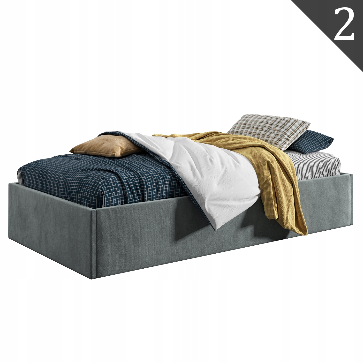 Łóżko młodzieżowe Tapczan 120x200 + POJEMNIK Marka inna