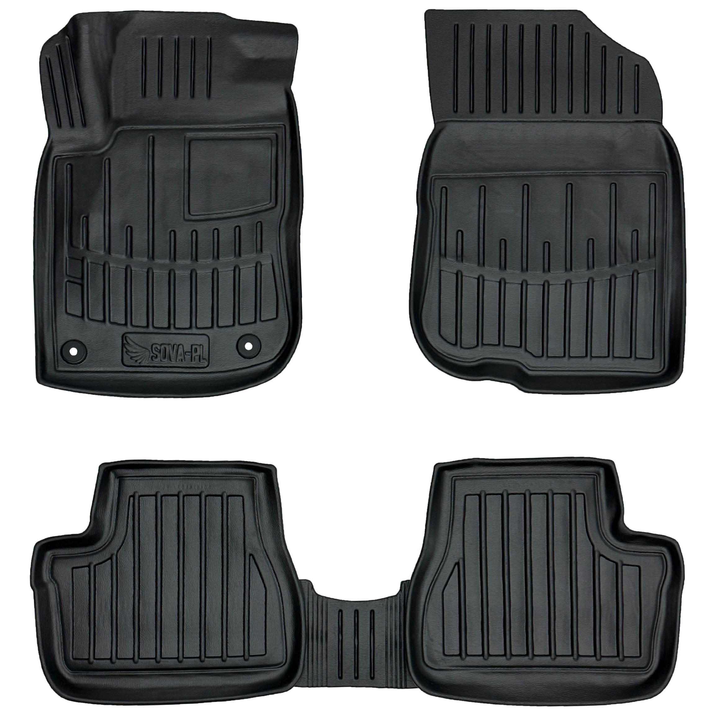 Dywaniki gumowe 3D do Peugeot 208 I (2012-2019)