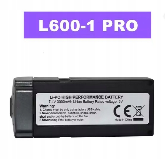 Oryginalna bateria akumulator drona L600-1 Pro Max 7,4 V 3000 mAh