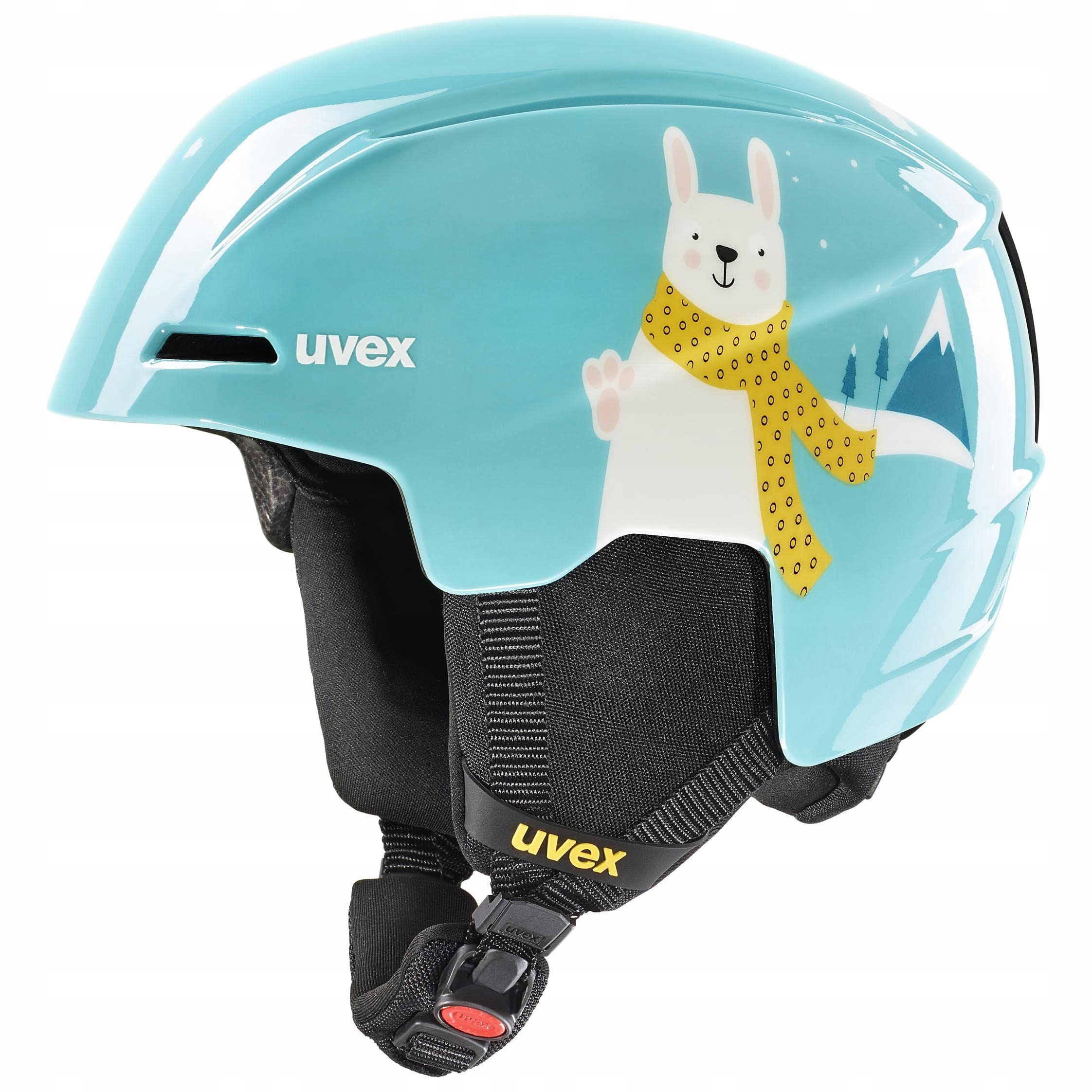 Kask narciarski dziecięcy Uvex Viti turkusowy 46-50 cm