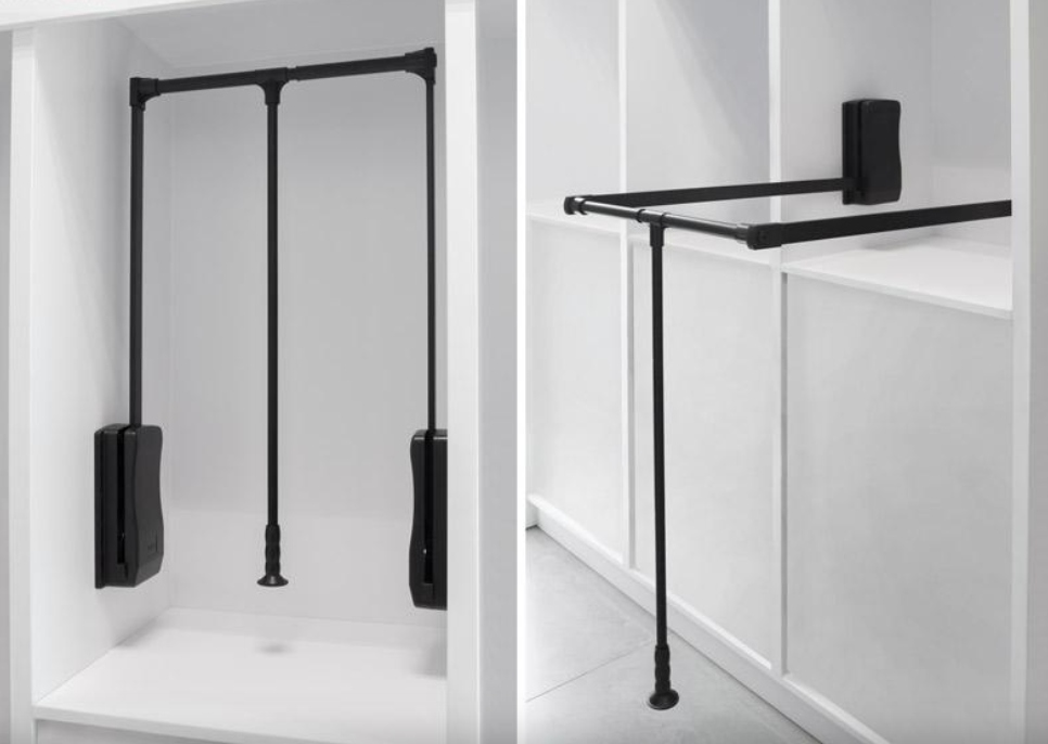 PANTOGRAF DRĄŻEK DO SZAFY ATM 83-115 cm 13kg BIAŁY MIĘKKI DOMYK Marka ATM