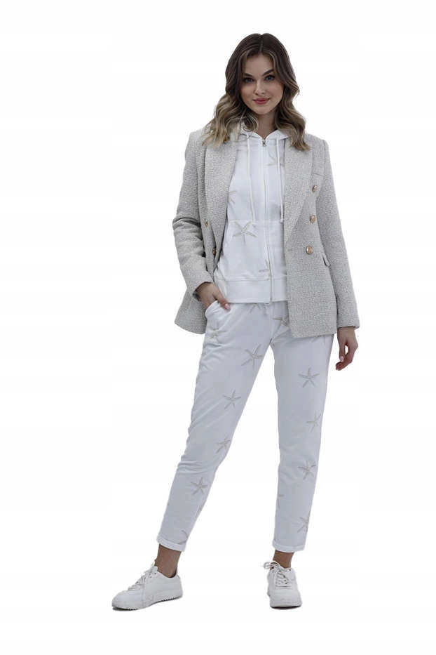 Klasická Sako AG3-1981 Ecru XXL (44)