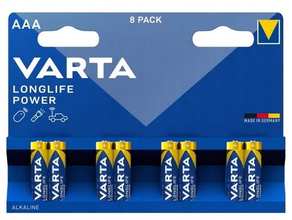 

Baterie Alkaliczne Varta Longlife Power Aaa 8 Szt.