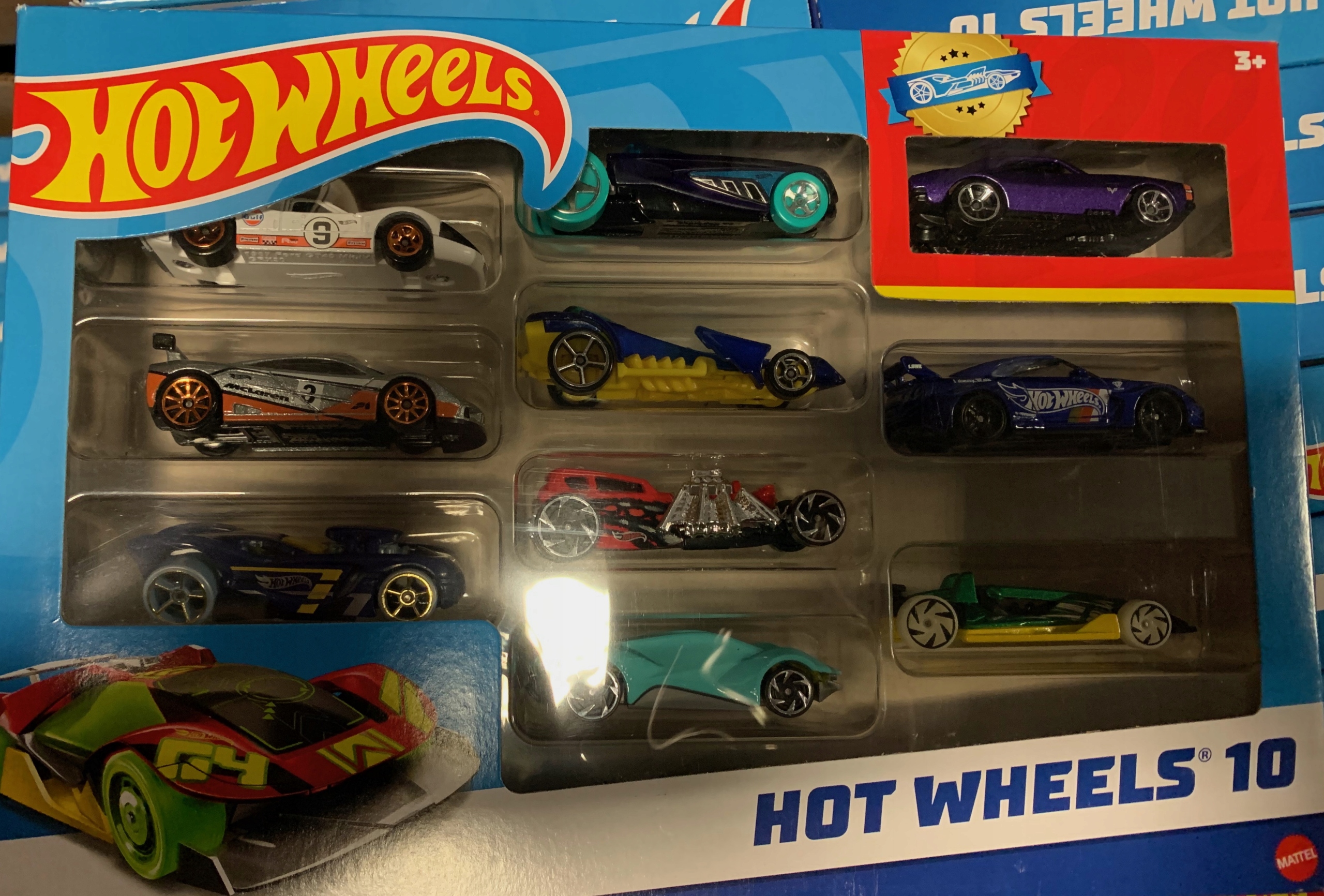 

Zestaw 10 samochodów Hot wheels pojazdy auta 10PAK
