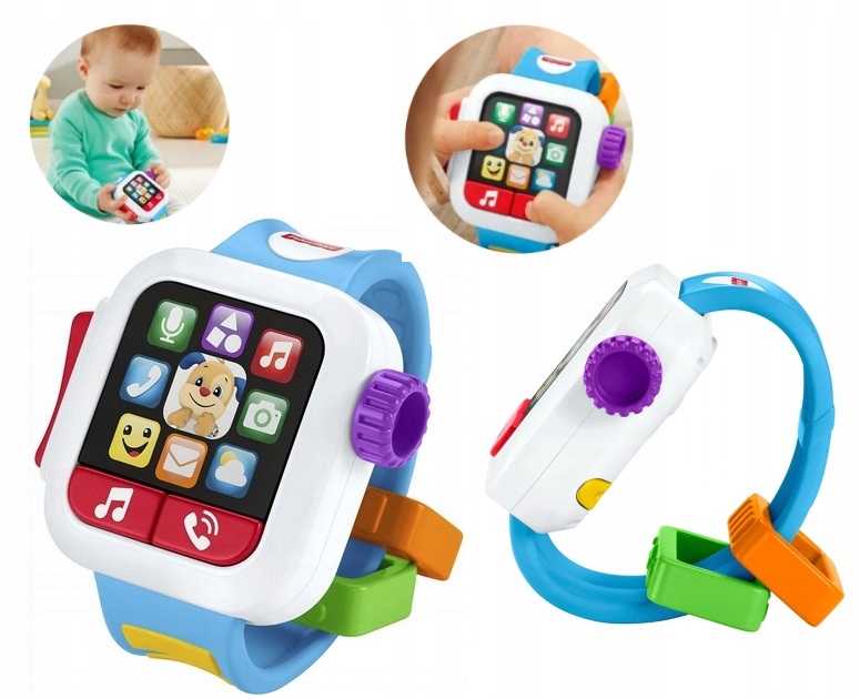 SMARTWATCH INTERAKTYWNY DLA DZIECI ZABAWKA PIERWSZY ZEGAREK DLA NIEMOWLĄT