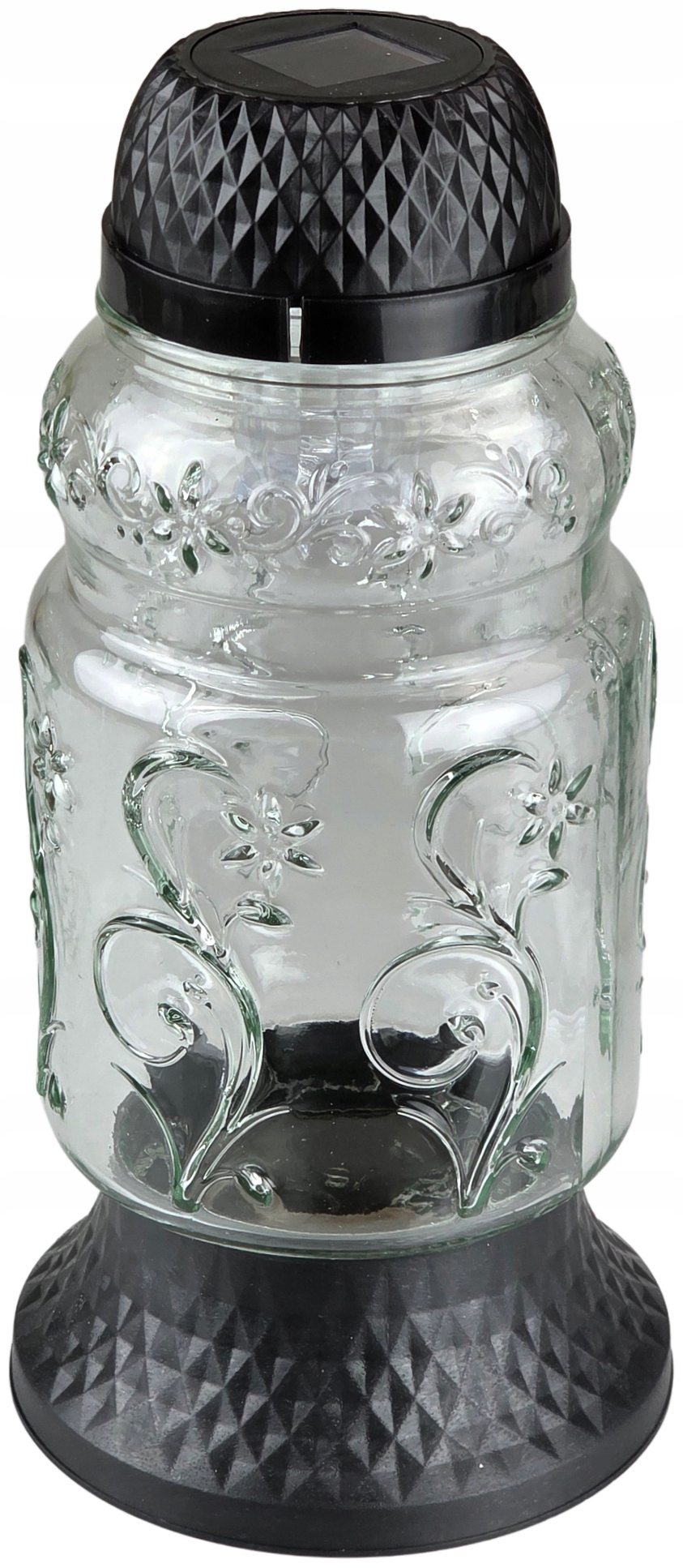 Znicz Solarny LED 28 cm – ZNICZE EKO, Wodoodporny, LA 571 CZARNY