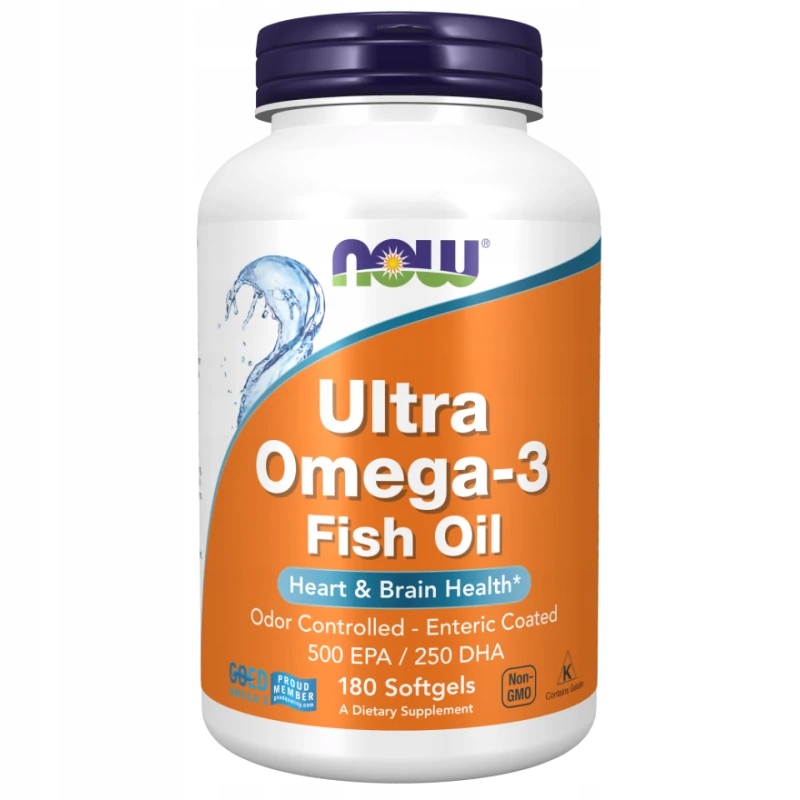 Now Ultra OMEGA-3 500 Epa 250 Dha 180CAPS