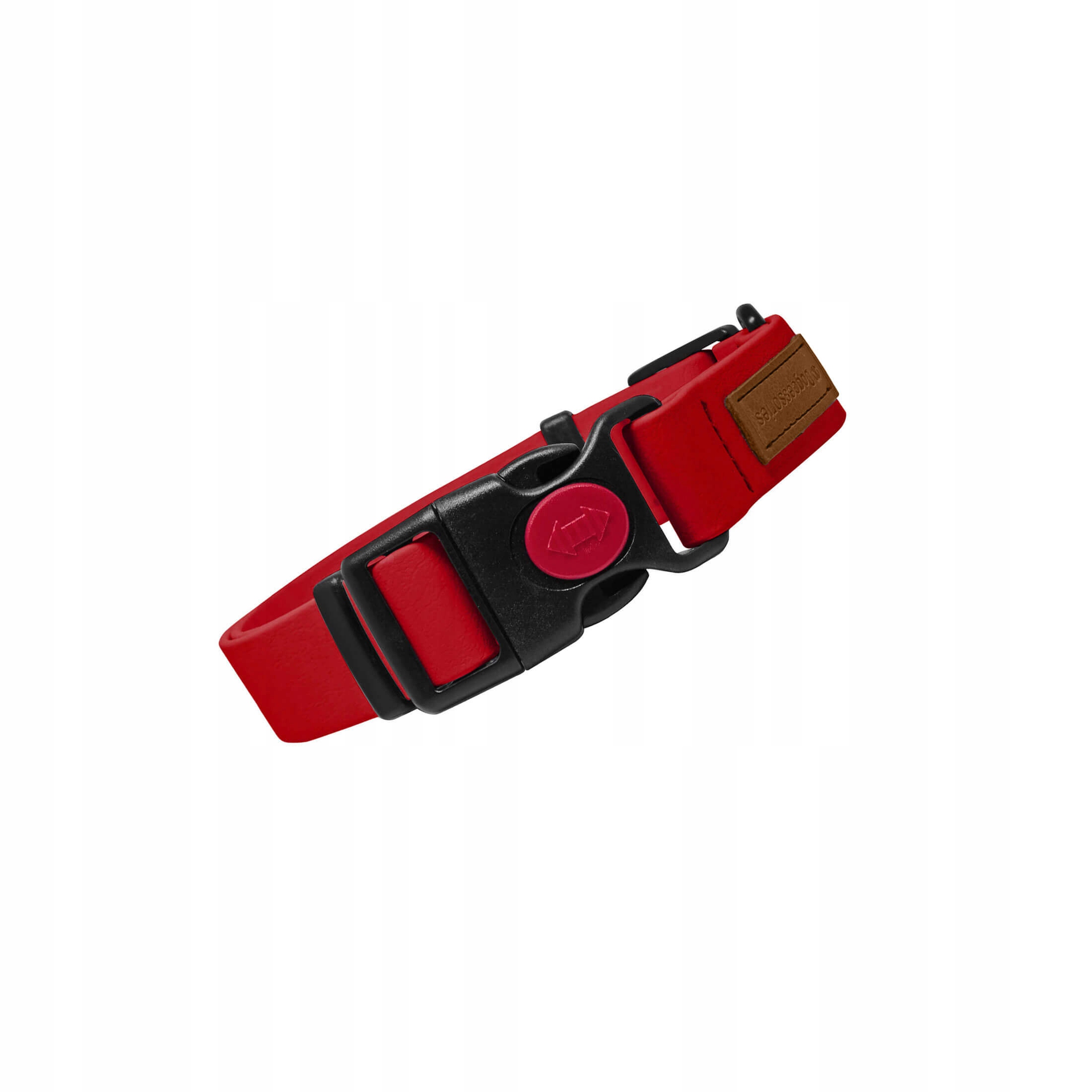 Levně Obojek pro psa 100% Biothane Silný Voděodolný M, červený