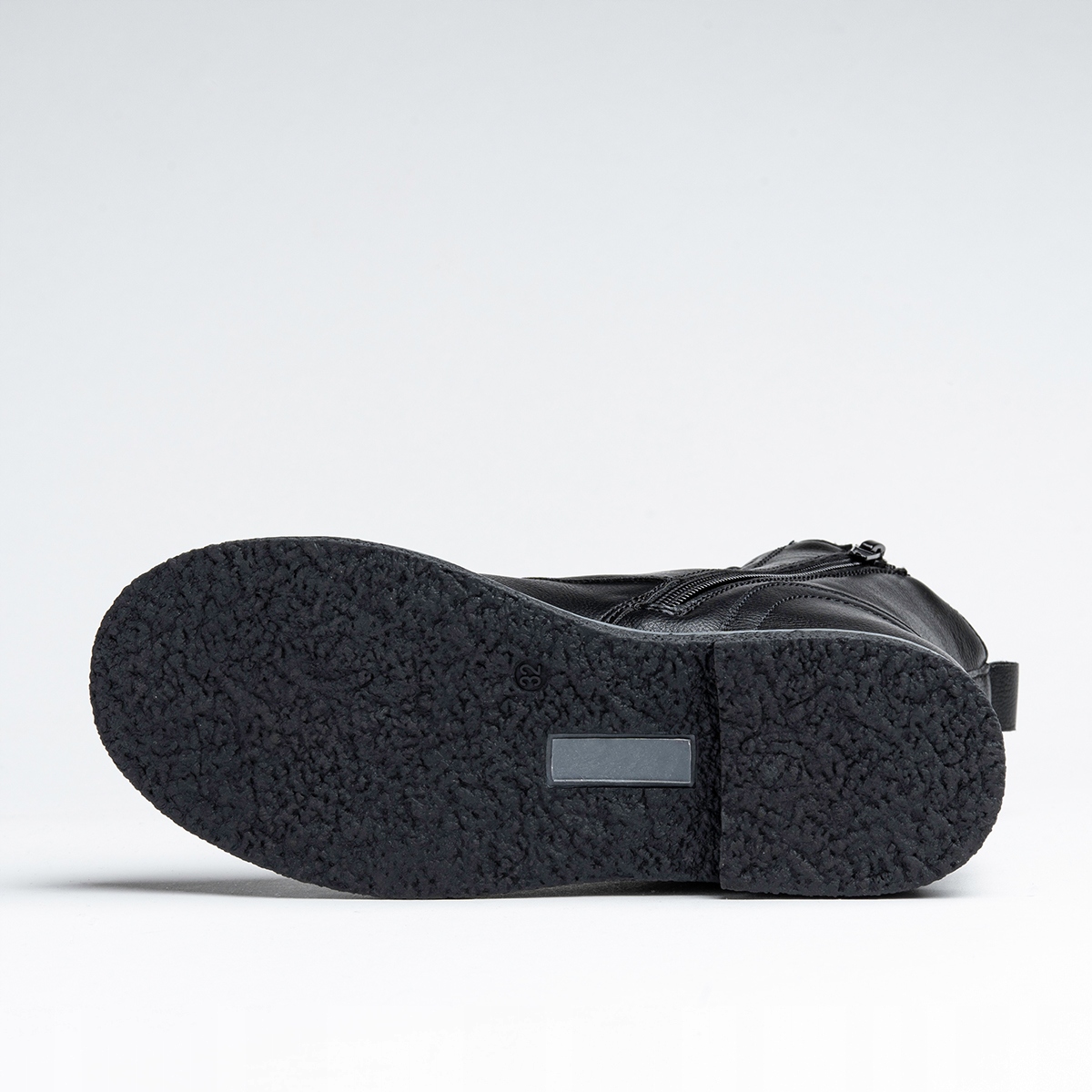 Botki trzewiki OCIEPLANE dziewczęce USZTYWNIANE futerko SUWAK Wojtyłko Długość wkładki wew. 20.7 cm