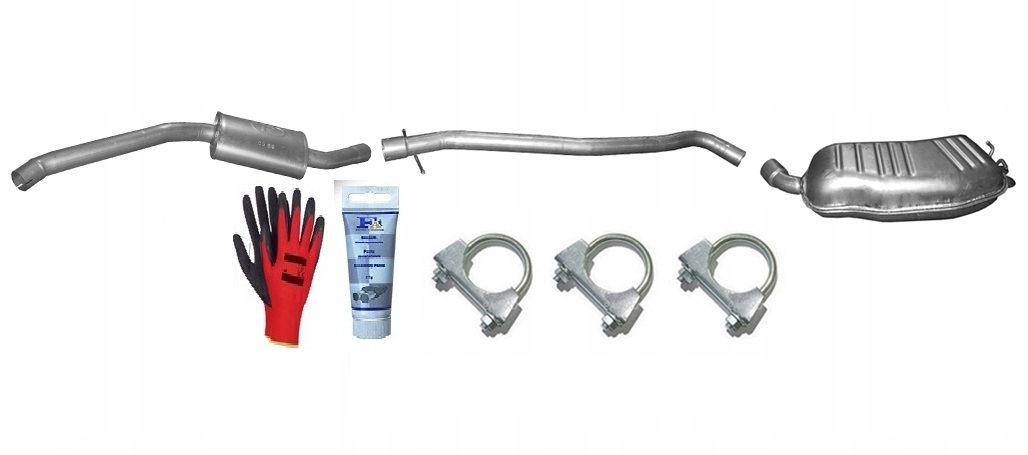 Bmw X3 E83 3.0 Td 150kW 3.0 Td 162kW (2003-2005) sada trubka tlumiče výfuku bonus