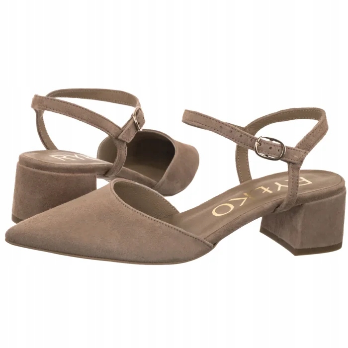 Dámské boty Boty na podpatku Ryłko B4EY7_T1_4RGE Béžové