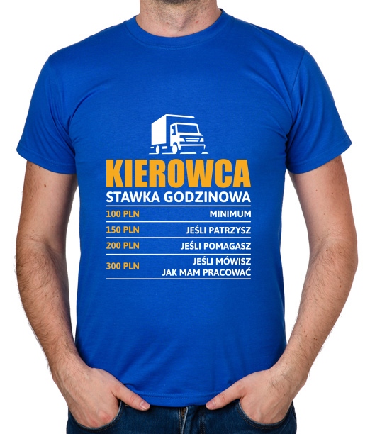 

koszulka Kierowca stawka godzinowa dostawczak
