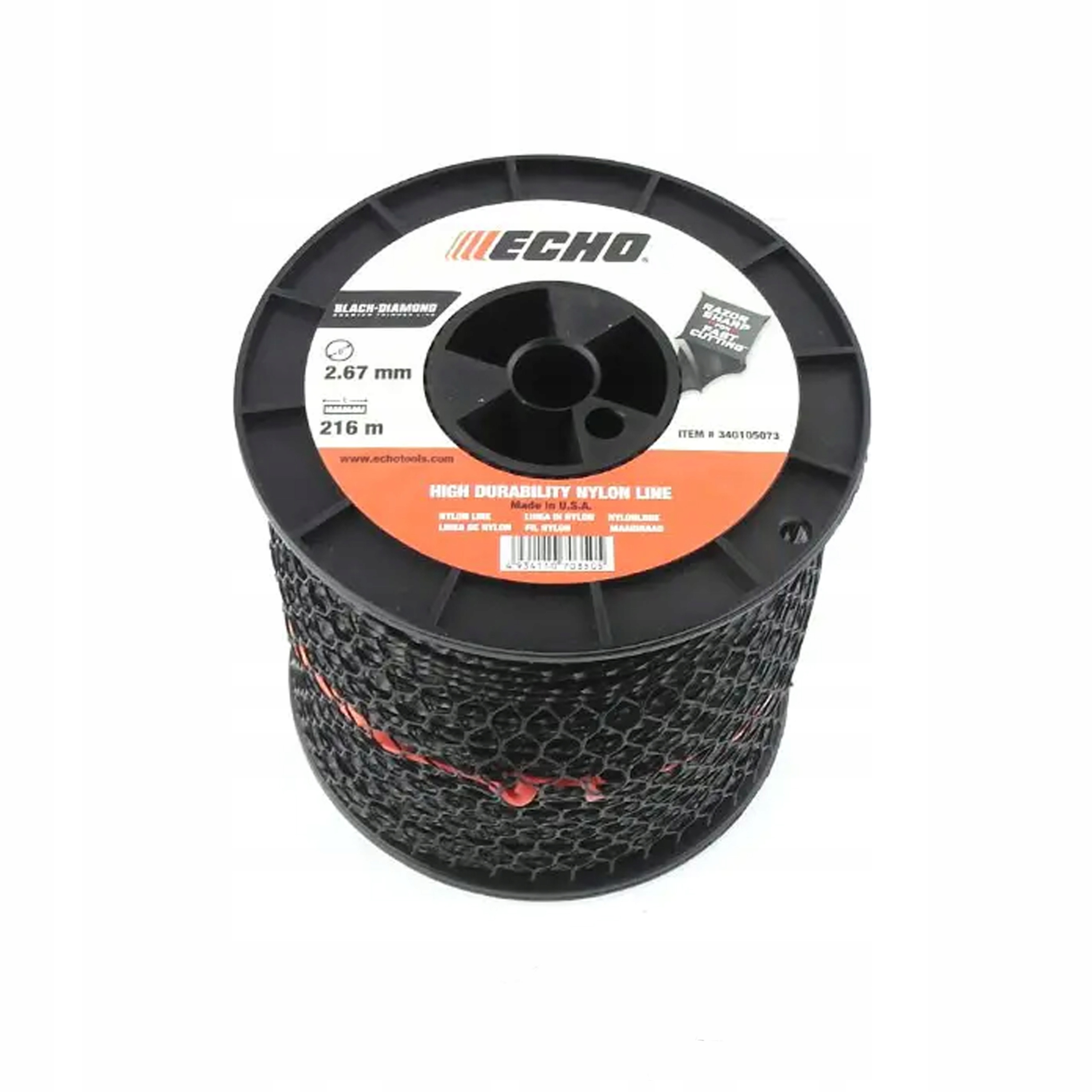 

Żyłka do kosy Echo Black 2,7mm x 216m twarda