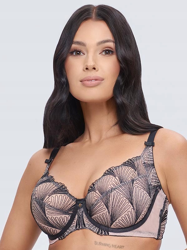 Měkká podprsenka s výšivkou Manhattan K02 soft Dalia 80D