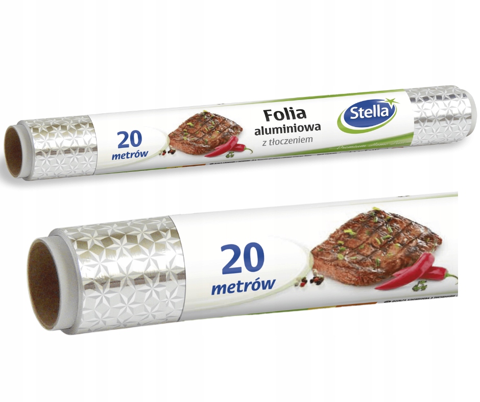 

Stella Folia Aluminiowa Z Tłoczeniem Gwiazdki 20M